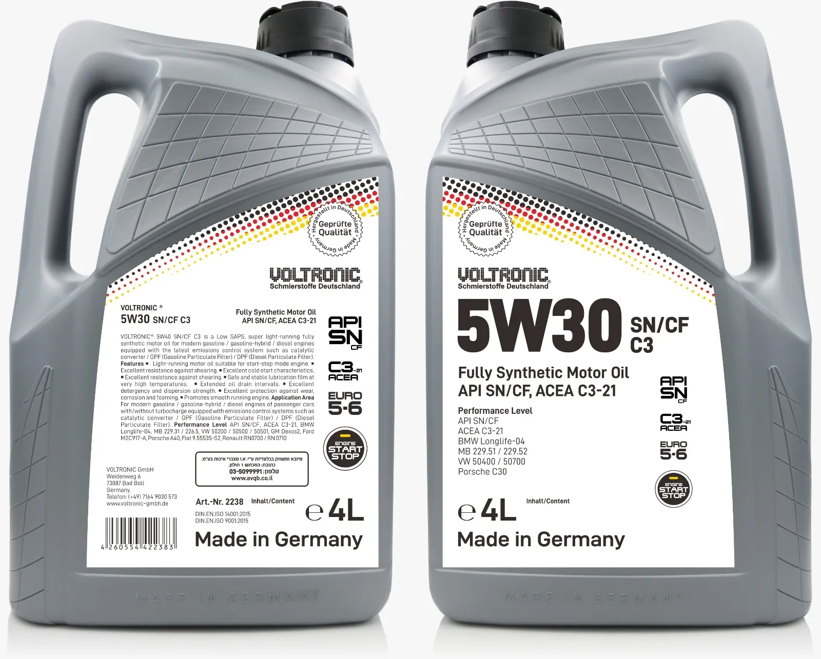 Voltronic 5W30 SN/CF C3